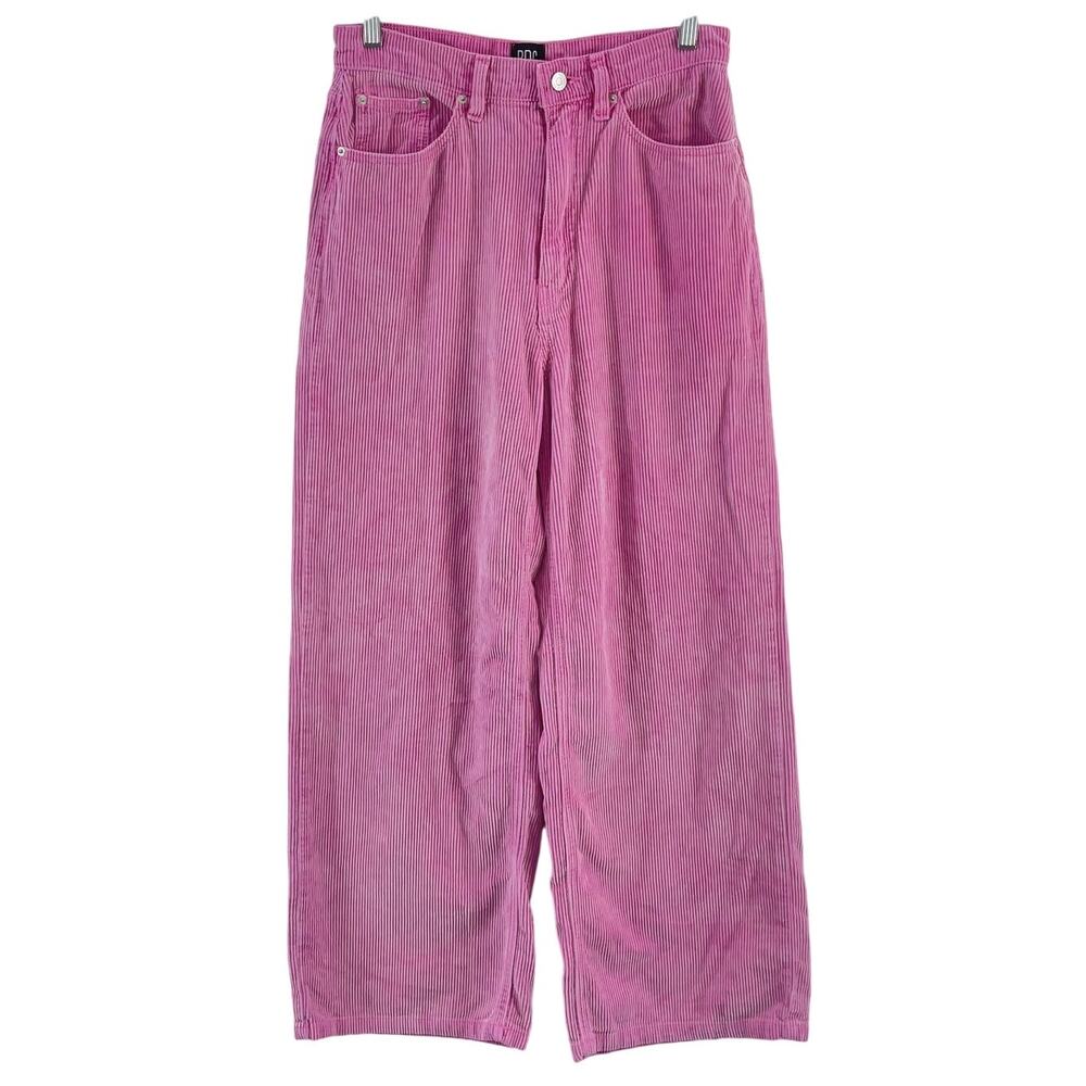 BDG Pink Cotton Corduroy Hi-Rise Wide Leg Pants Women’s Size 29 Preowned